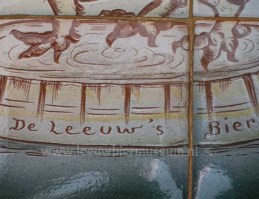 Leeuw bier tegel bord 02